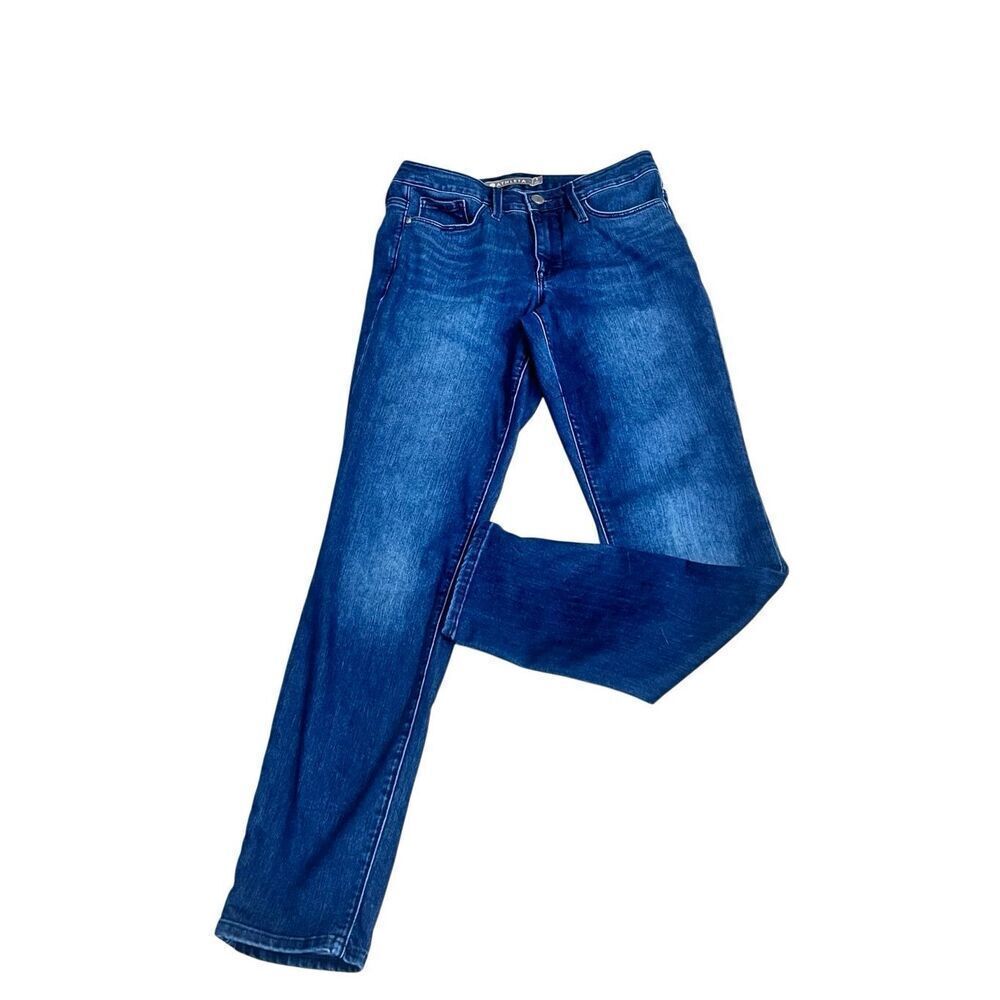 Athleta Women's Sculptek Zip Fly Skinny Denim Jeans Blue Size 2